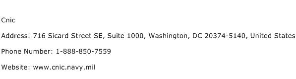 Cnic Address Contact Number