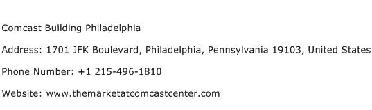 Comcast Building Philadelphia Address Contact Number