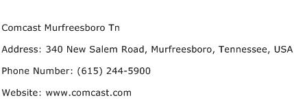 Comcast Murfreesboro Tn Address Contact Number