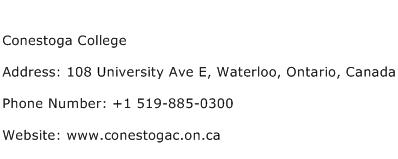 Conestoga College Address Contact Number