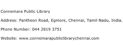 Connemara Public Library Address Contact Number