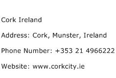 Cork Ireland Address Contact Number