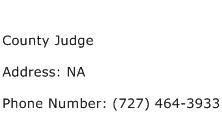 County Judge Address Contact Number
