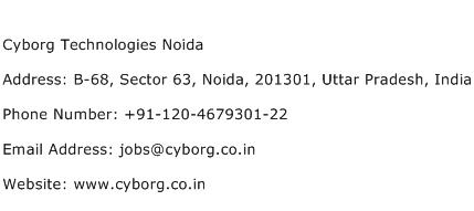 Cyborg Technologies Noida Address Contact Number