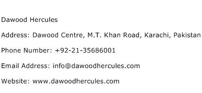 Dawood Hercules Address Contact Number