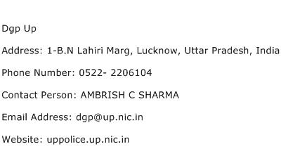Dgp Up Address Contact Number