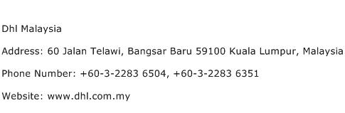 Dhl Malaysia Address Contact Number