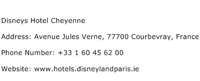 Disneys Hotel Cheyenne Address Contact Number