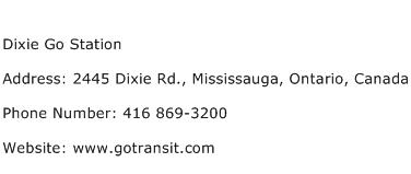 Dixie Go Station Address Contact Number