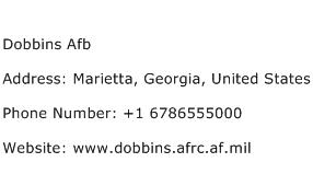 Dobbins Afb Address Contact Number