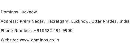 Dominos Lucknow Address Contact Number