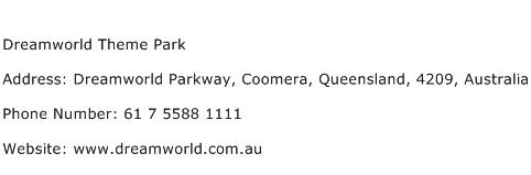 Dreamworld Theme Park Address Contact Number