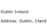 Dublin Ireland Address Contact Number