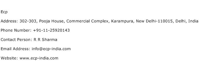 Ecp Address Contact Number
