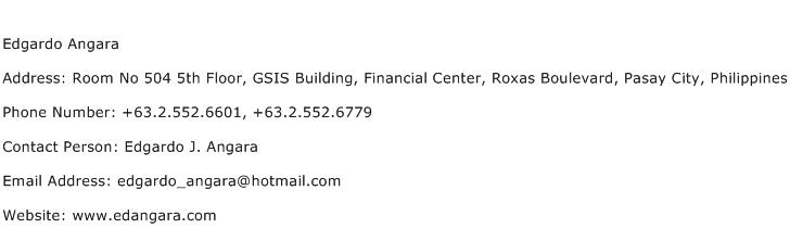 Edgardo Angara Address Contact Number