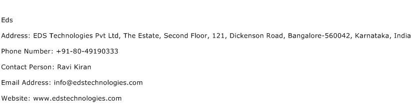 Eds Address Contact Number