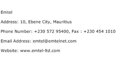 Emtel Address Contact Number