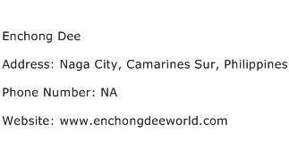 Enchong Dee Address Contact Number