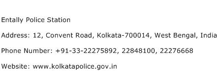 Entally Police Station Address Contact Number