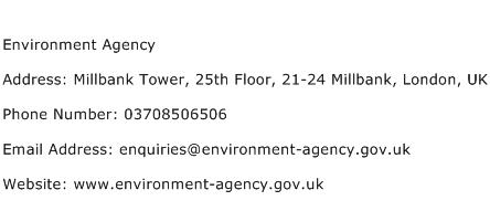 Environment Agency Address Contact Number
