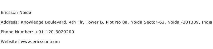 Ericsson Noida Address Contact Number