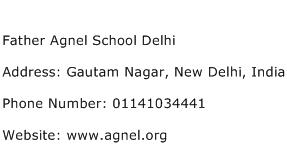 Father Agnel School Delhi Address Contact Number