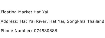 Floating Market Hat Yai Address Contact Number