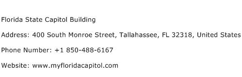 Florida State Capitol Building Address Contact Number