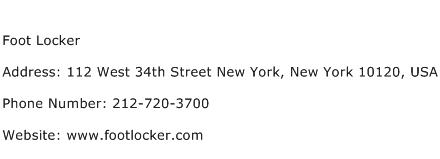 Foot Locker Address Contact Number