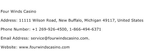 four winds casino human resources address