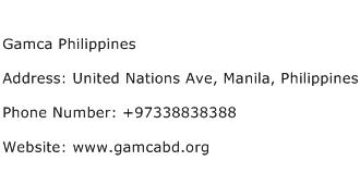 Gamca Philippines Address Contact Number