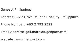 Genpact Philippines Address Contact Number