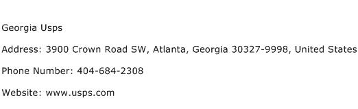 Georgia Usps Address Contact Number