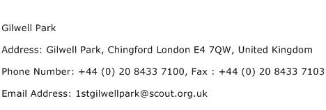 Gilwell Park Address Contact Number