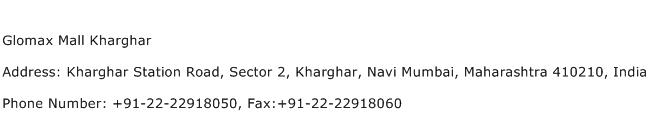 Glomax Mall Kharghar Address Contact Number