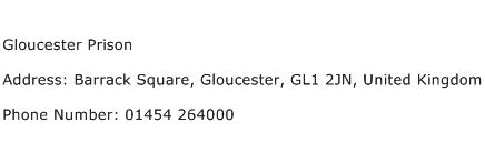 Gloucester Prison Address Contact Number