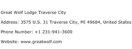 Great Wolf Lodge Traverse City Address Contact Number