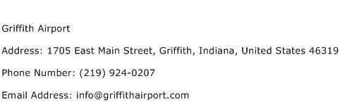 Griffith Airport Address Contact Number