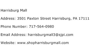 Harrisburg Mall Address Contact Number
