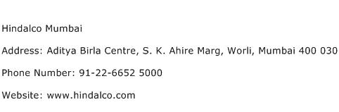 Hindalco Mumbai Address Contact Number