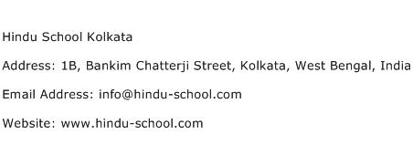 Hindu School Kolkata Address Contact Number