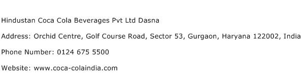 Hindustan Coca Cola Beverages Pvt Ltd Dasna Address Contact Number