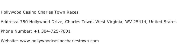 Hollywood Casino Charles Town Races Address Contact Number