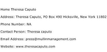 Home Theresa Caputo Address Contact Number