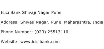 Icici Bank Shivaji Nagar Pune Address Contact Number