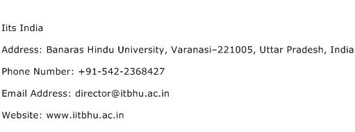Iits India Address Contact Number