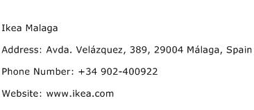 Ikea Malaga Address Contact Number