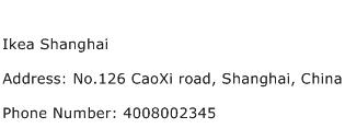 Ikea Shanghai Address Contact Number