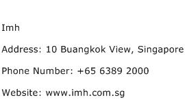 Imh Address Contact Number