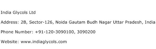 India Glycols Ltd Address Contact Number